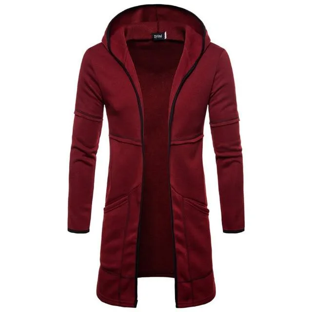 Gothic Jacke mit schwarzer Kapuze – Bild 3