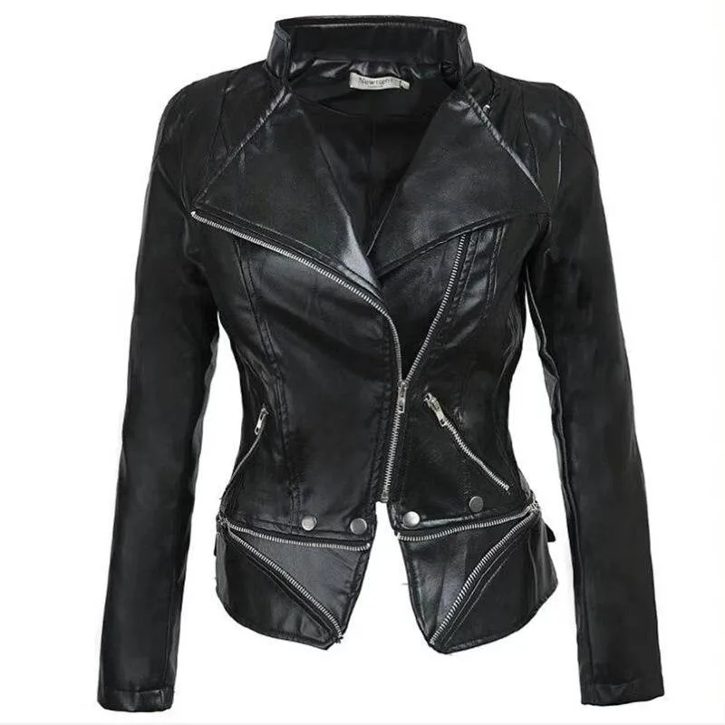 Gothic Jacke mit Umlegekragen
