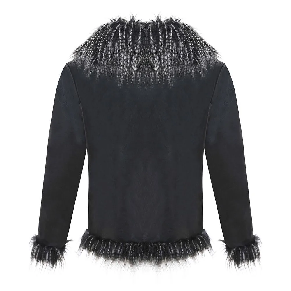 Gothic Pelzjacke – Bild 2