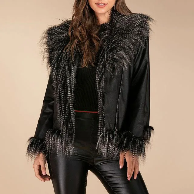 Gothic Pelzjacke