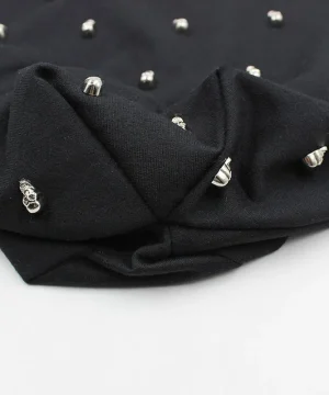 Totenkopf-Mütze im Gothic-Stil