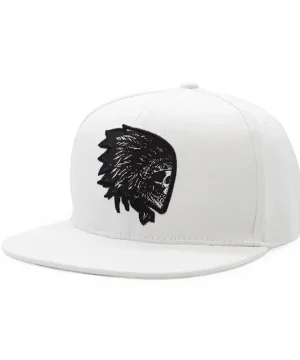 Gothic-Cap mit Totenkopf