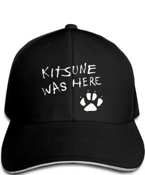 Cap mit Fuchsdesign im Gothic-Stil