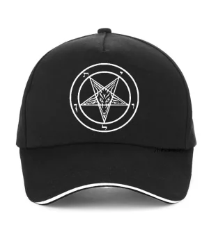 Basecap mit satanischem Symbol