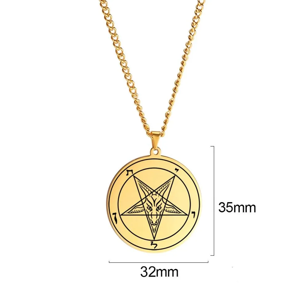 Gotische Halskette Baphomet – Bild 4