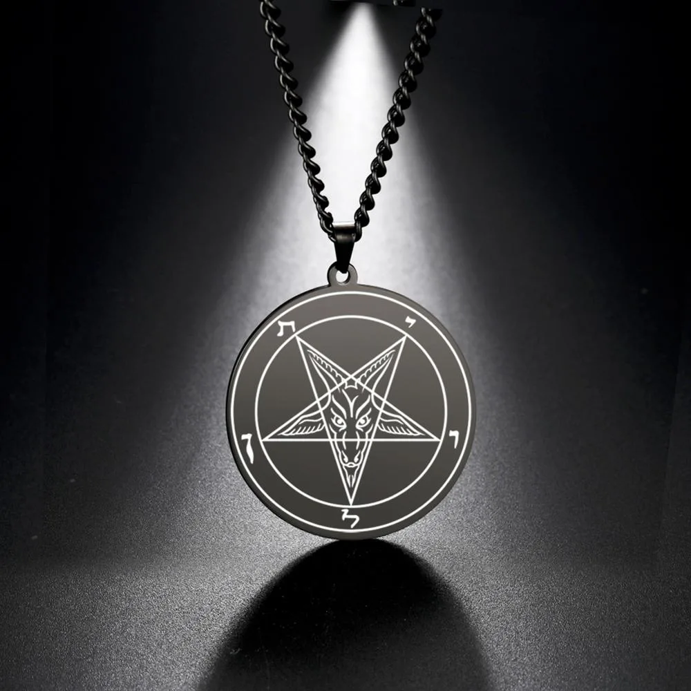 Gotische Halskette Baphomet – Bild 2