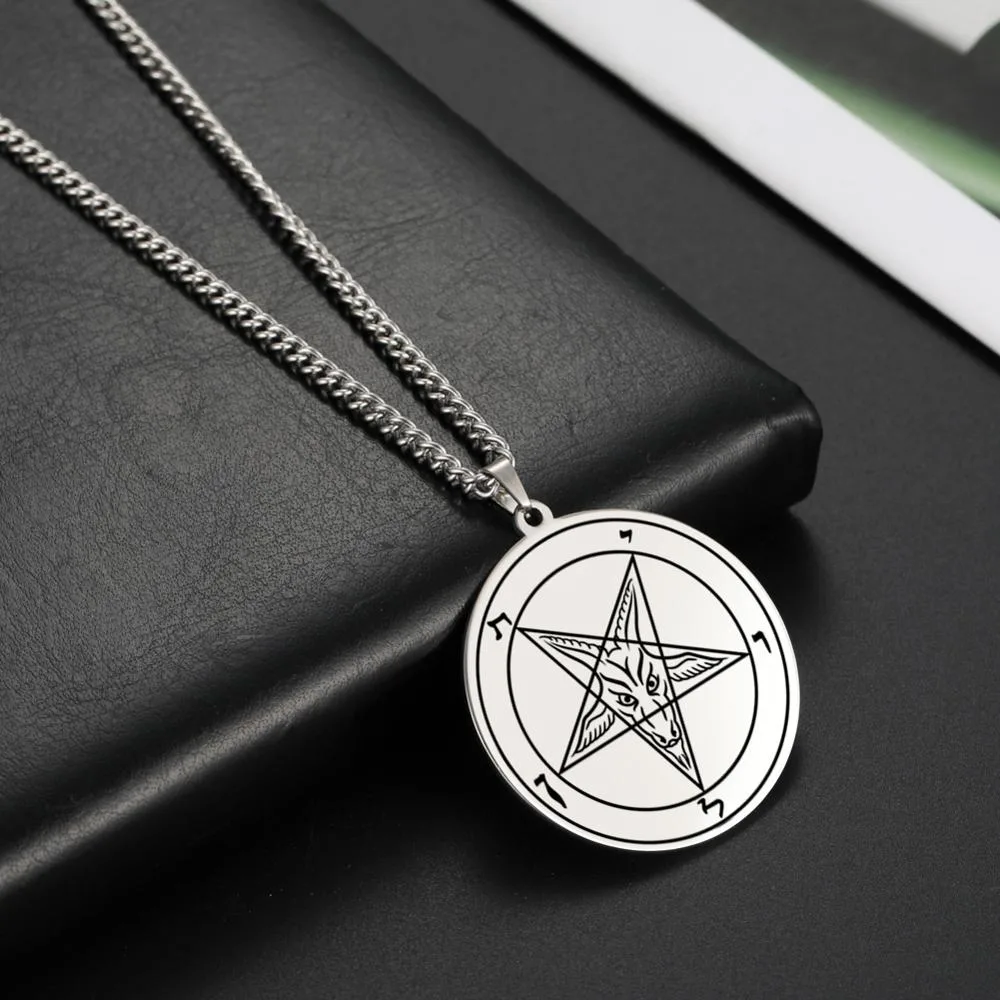 Gotische Halskette Baphomet – Bild 3