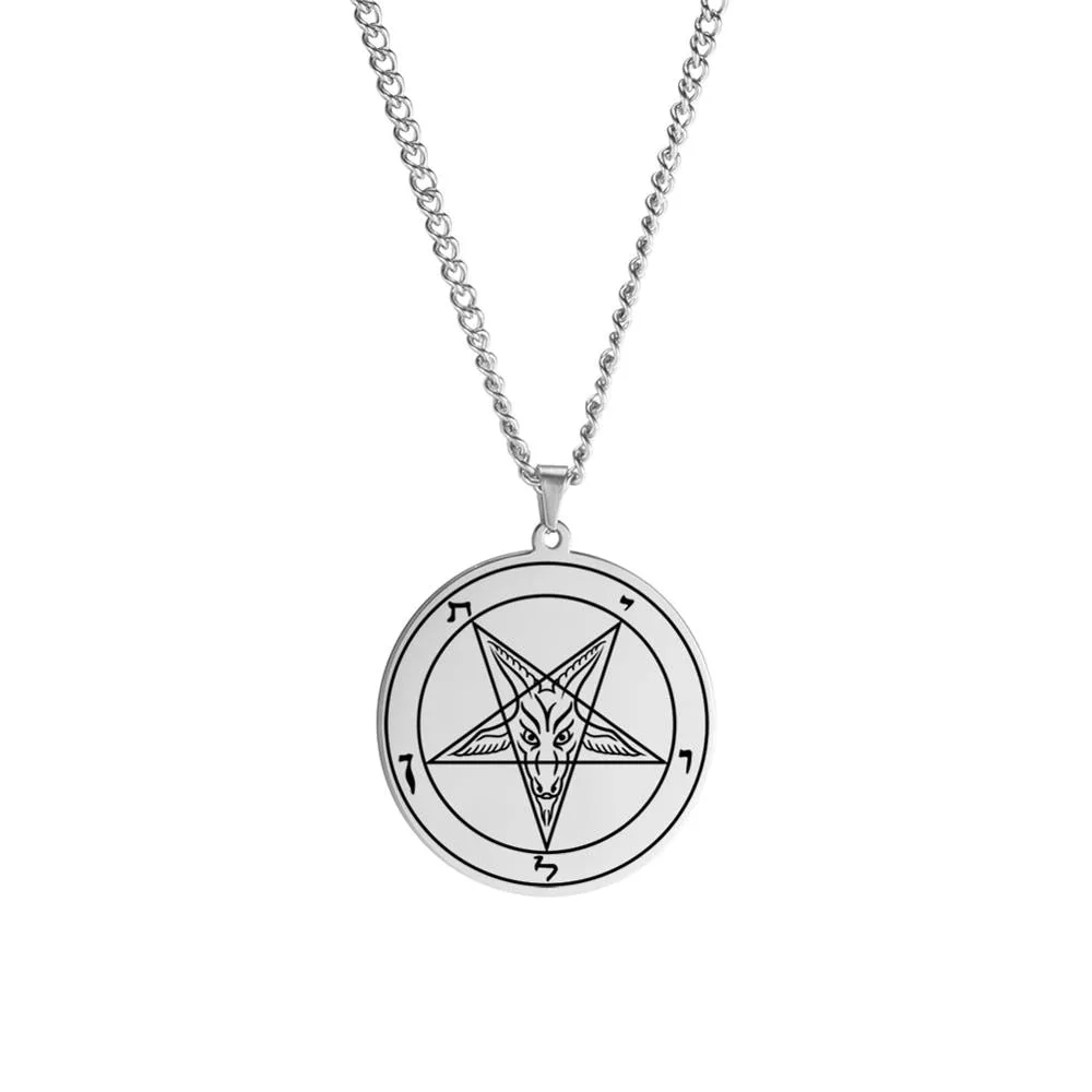 Gotische Halskette Baphomet – Bild 6
