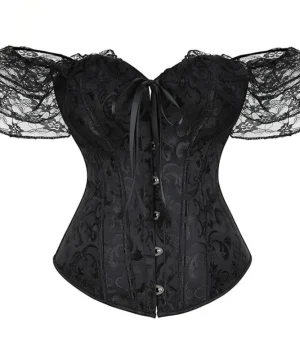 Jacquard Bustier Gothic Korsett