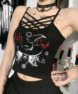 Gothic Tanktop Witch Craft