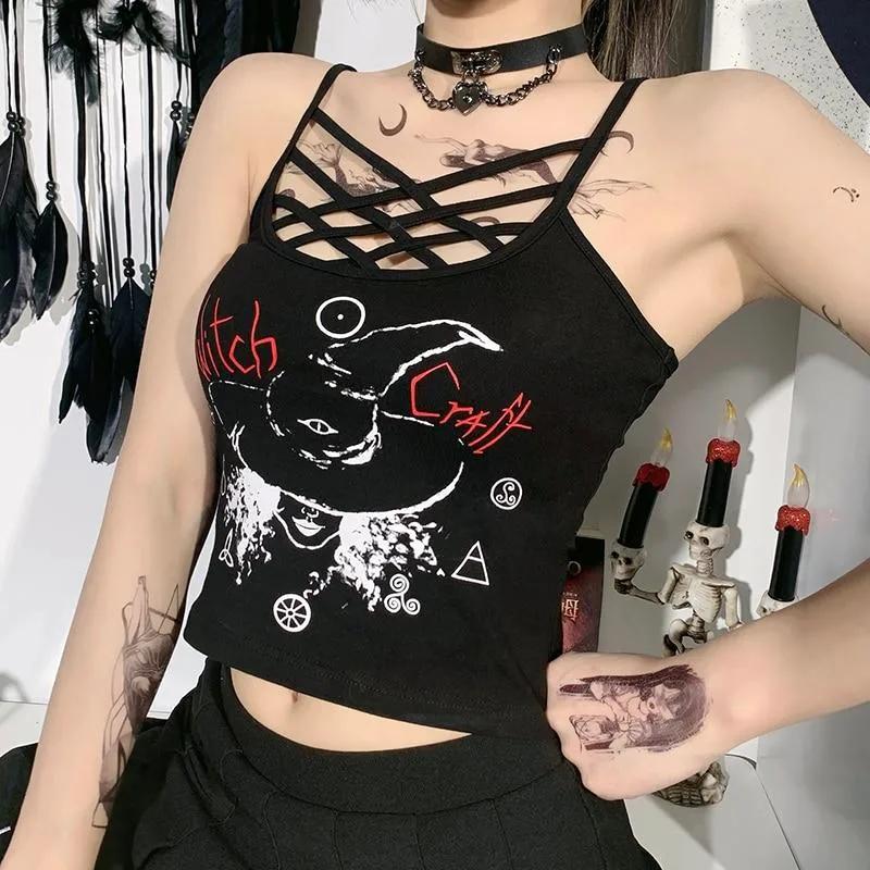 Gothic Tanktop Witch Craft
