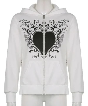 Gothic Weste Toxic Graphic