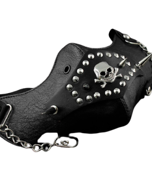 Maske mit gotischem Totenkopfdesign