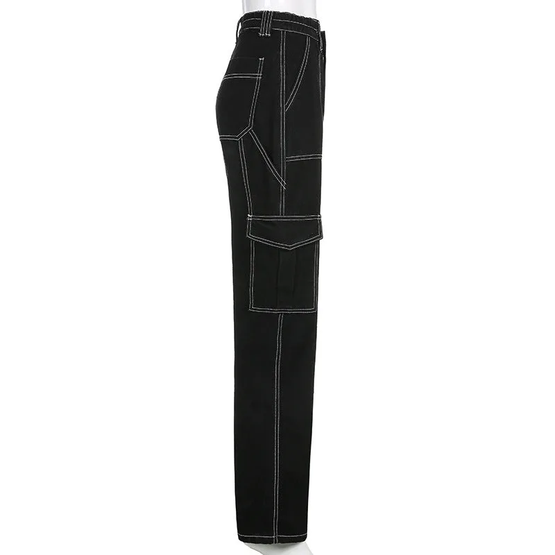Gothic Hose Schwarz – Bild 3