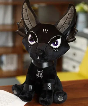 Kuscheltier Anubis im Gothic-Stil