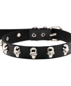 Halsband Totenkopf