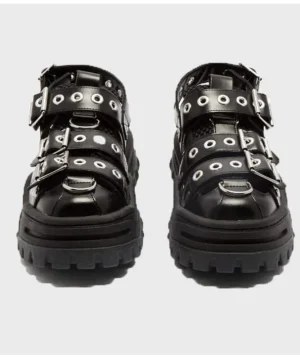 Gothic Sandale Schwarz