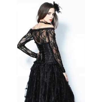 Brokat-Gothic-Korsett für Damen - Gothic Shop