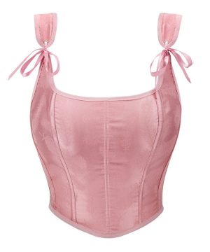 Damen-Bustier mit Grunge-Schnürung und Federdruck - Gothic Shop