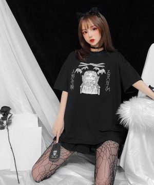 Damen Goth Hollow Out Schwarze Seidenstrümpfe - Gothic Shop