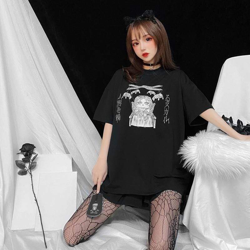 Damen Goth Hollow Out Schwarze Seidenstrümpfe - Gothic Shop