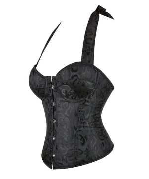 Damen Gothic Court Neckholder-Vollbrustkorsett - Gothic Shop