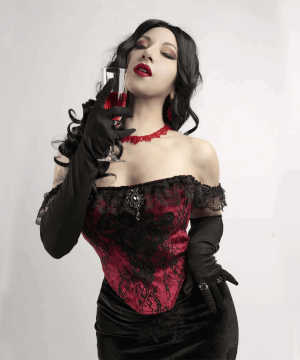 Damen Gothic Spleiß-Spitzenweste - Gothic Shop