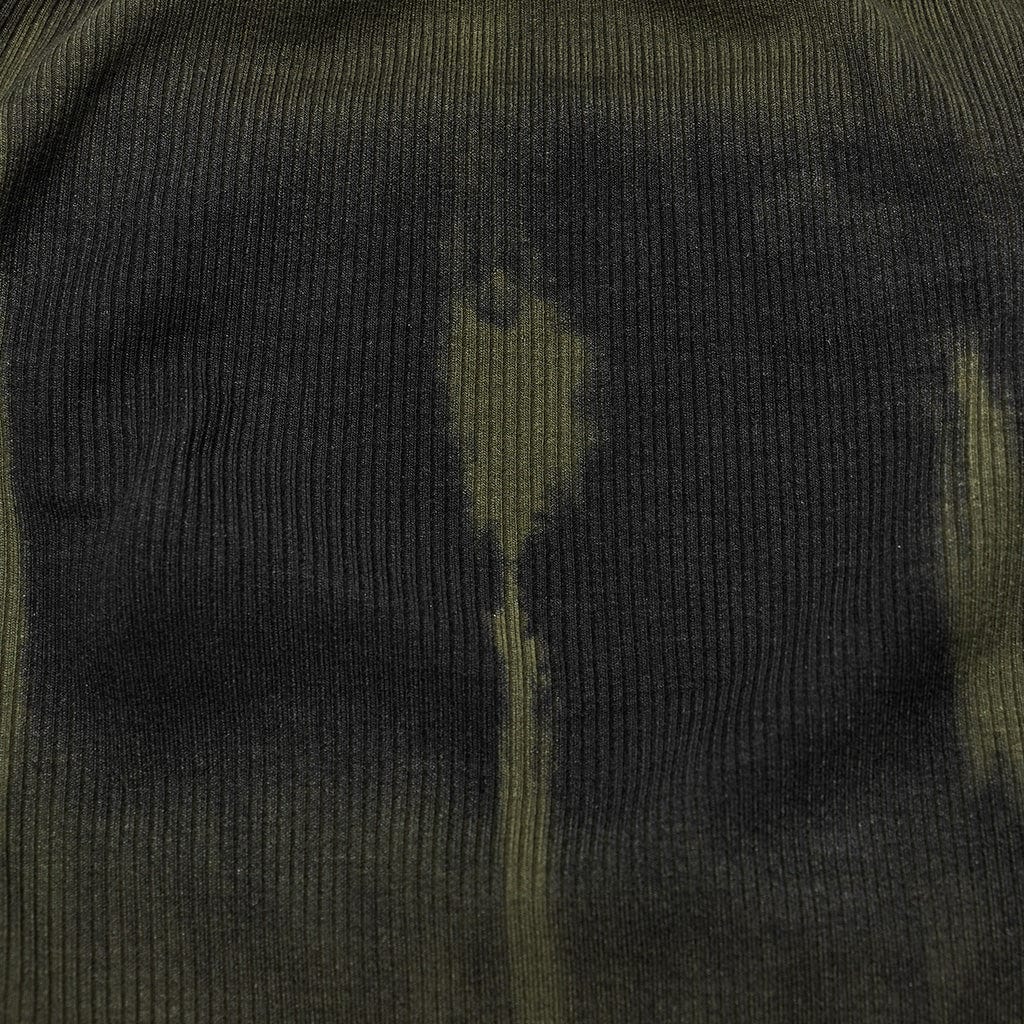 Damen Punk Buckle Eyelet Bustier Schwarz-Grün - Gothic Shop