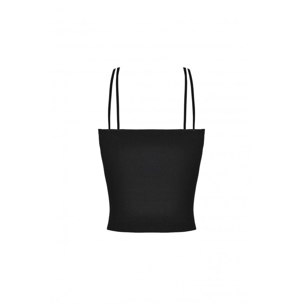 Damen Punk Rock Devil Blood Star Träger-Tanktop - Gothic Shop