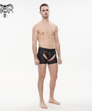 Punk-Cutout-Mesh-Splice-Dessous für Herren - Gothic Shop