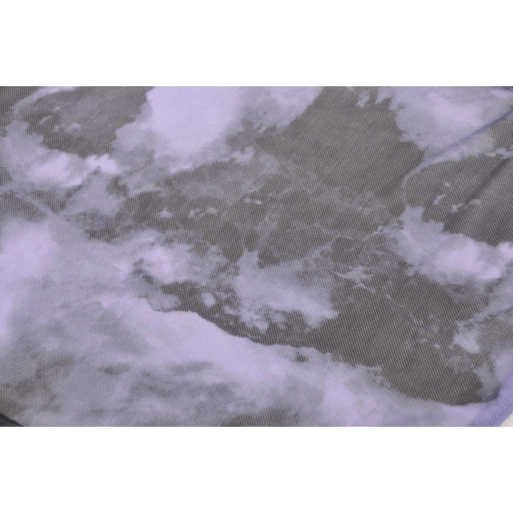 Damen-Tanktop mit gespleißter Spitze und Batikmuster im Grunge-Stil - Gothic Shop