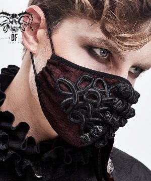 Unisex-Gothic-Jacquard-Maske - Gothic Shop