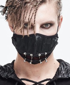 Unisex Gothic Nieten Maske - Gothic Shop