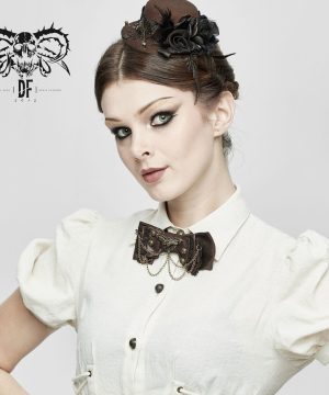 Mehrschichtige Unisex-Fliege mit Vintage-Kettenmuster - Gothic Shop