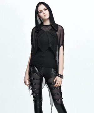 Transparenter Gothic-Umhang für Damen - Gothic Shop