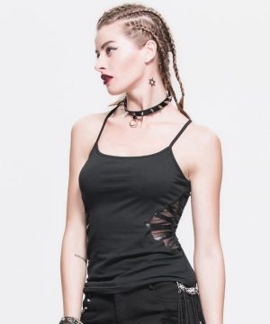Punk-Camisole-Top für Damen - Gothic Shop