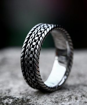 Punk-Fahrradkettenring für Herren - Gothic Shop