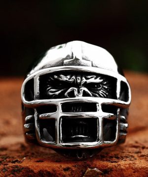 Herren-Punk-Helm-Gorilla-Ring - Gothic Shop