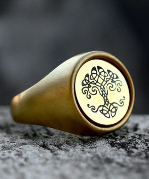 Herren-Punk-Lebensbaum-Wendering - Gothic Shop