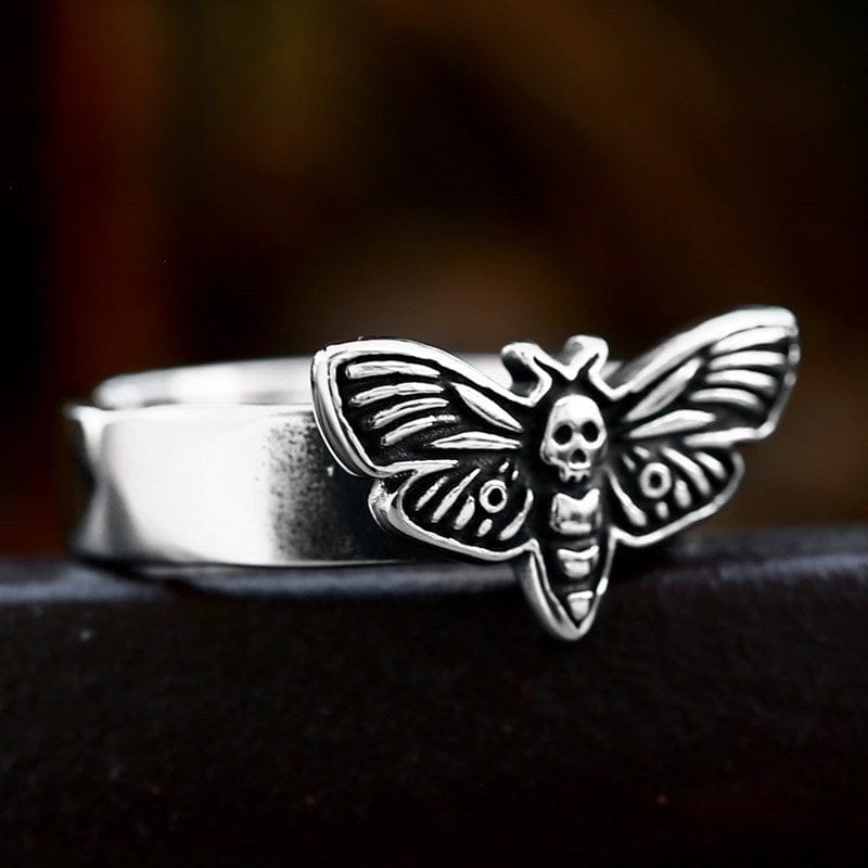 Punk-Mottenring für Herren - Gothic Shop