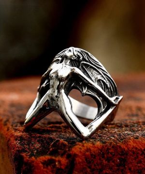 Punk-Nymphenring für Herren - Gothic Shop