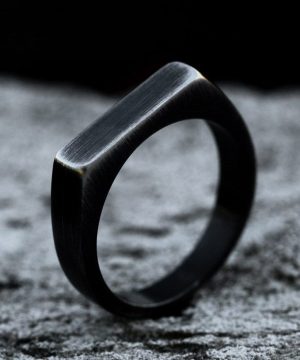 Vintage-Punk-Ring für Herren - Gothic Shop