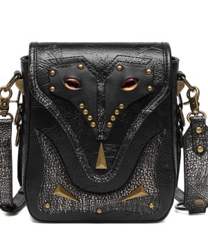 Unisex Steampunk Evil Eyes Nieten Minitasche - Gothic Shop