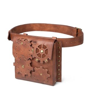 Unisex Steampunk Gear Quadratische Hüfttasche - Gothic Shop