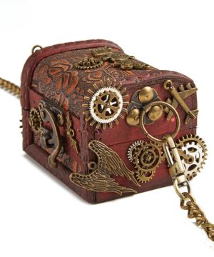 Unisex Steampunk Gear Woody Tasche - Gothic Shop