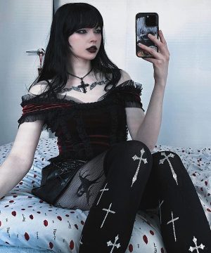 Gothic-Splice-Weste für Damen - Gothic Shop