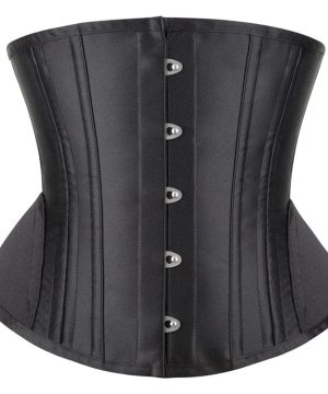 Rutschfestes Gothic-Vollbrustkorsett aus Kunstleder für Damen - Gothic Shop