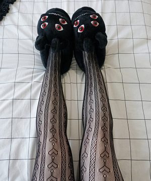 Punk-Herz-Fischnetz-Pantynose für Damen - Gothic Shop
