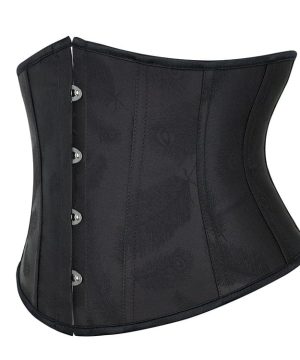 Punk-Unterbrustkorsett für Damen in einfarbiger Farbe - Gothic Shop