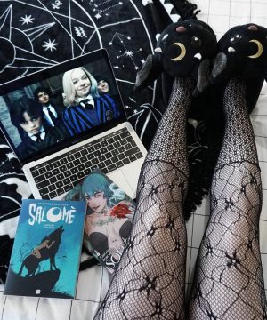 Damen-Punk-Splice-Fischnetz-Pantynose - Gothic Shop